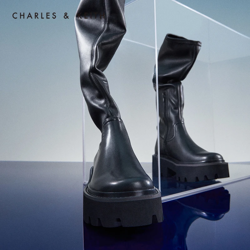 

CHARLES＆KEITH New Arrival for Autumn 2022 CK1-90380127 women's platform boots