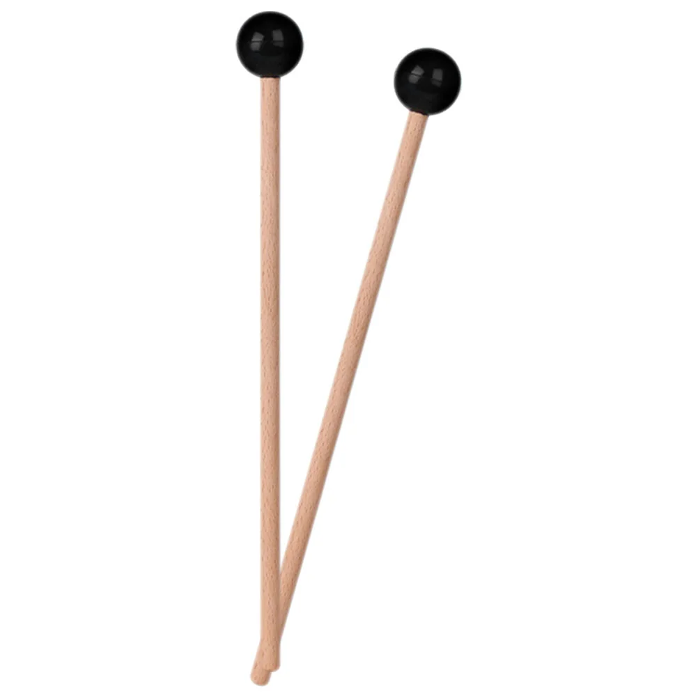 

2 Pcs Lotus Flower Steel Drum Sticks Small Rubber Mallet Drumstick Wood Tongue Percussion Mallets Music Instrument