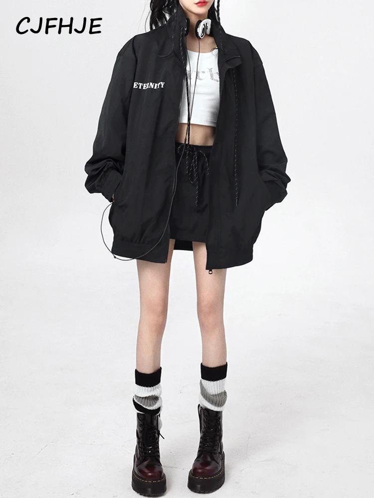 CJFHJE осенний комплект из двух предметов с юбкой женская сексуальная спортивная