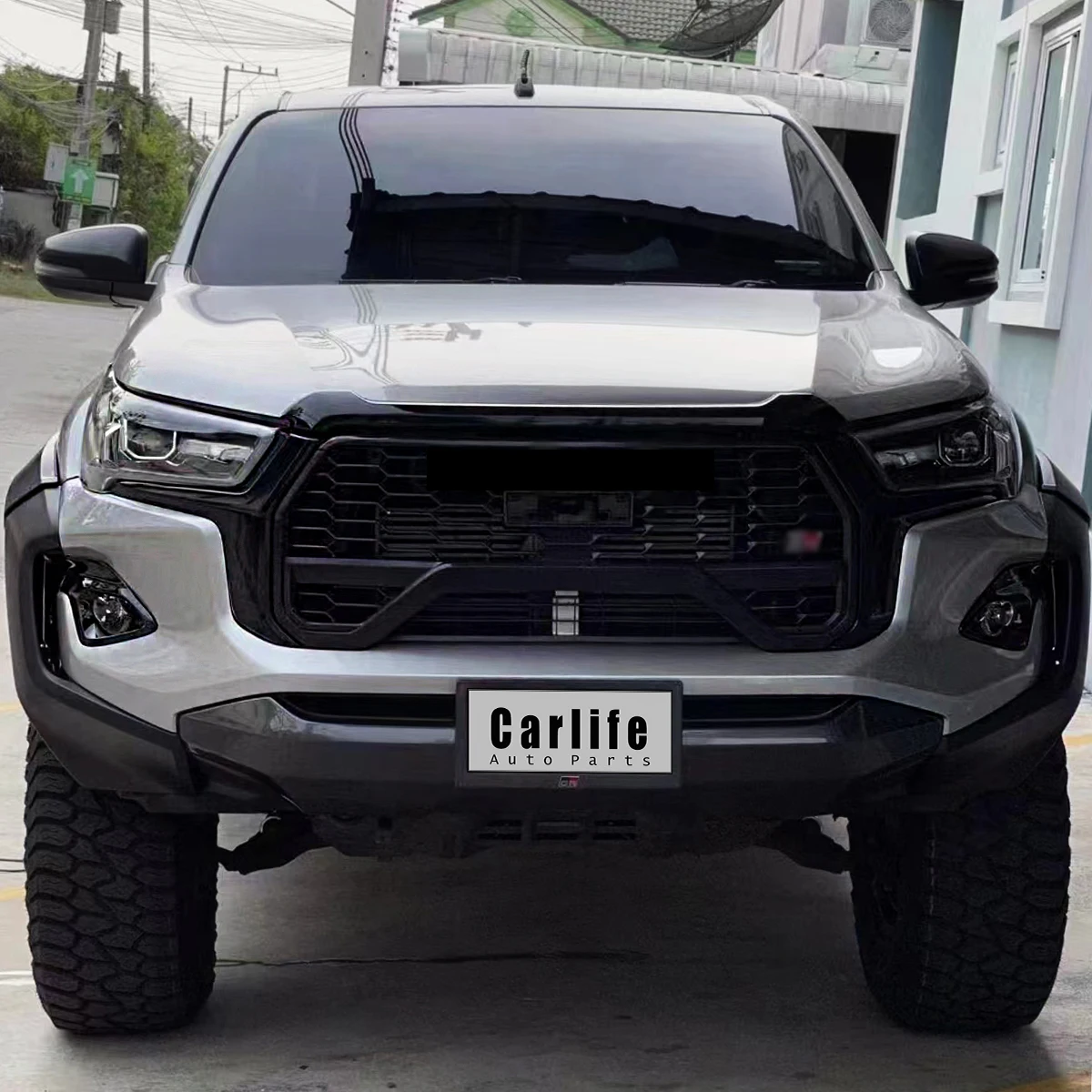 Подходит для Toyota hilux 2016-2019 facelift до 2023 GR Спортивная модификация комплект бампера.