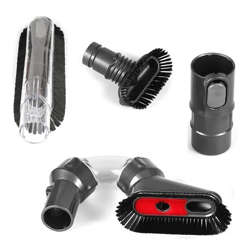 Фото Набор насадок-щеток для пылесосов Dyson V6 DC35 DC45 DC52 DC58 DC59, аксессуары для беспроводных пылесосов - Новинка №1