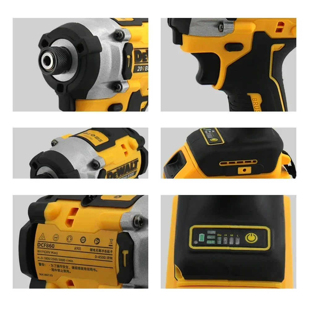 DEWALT DCF860 Аккумуляторная Компактная Дрель/электрическая Ударная Отвертка 20 В