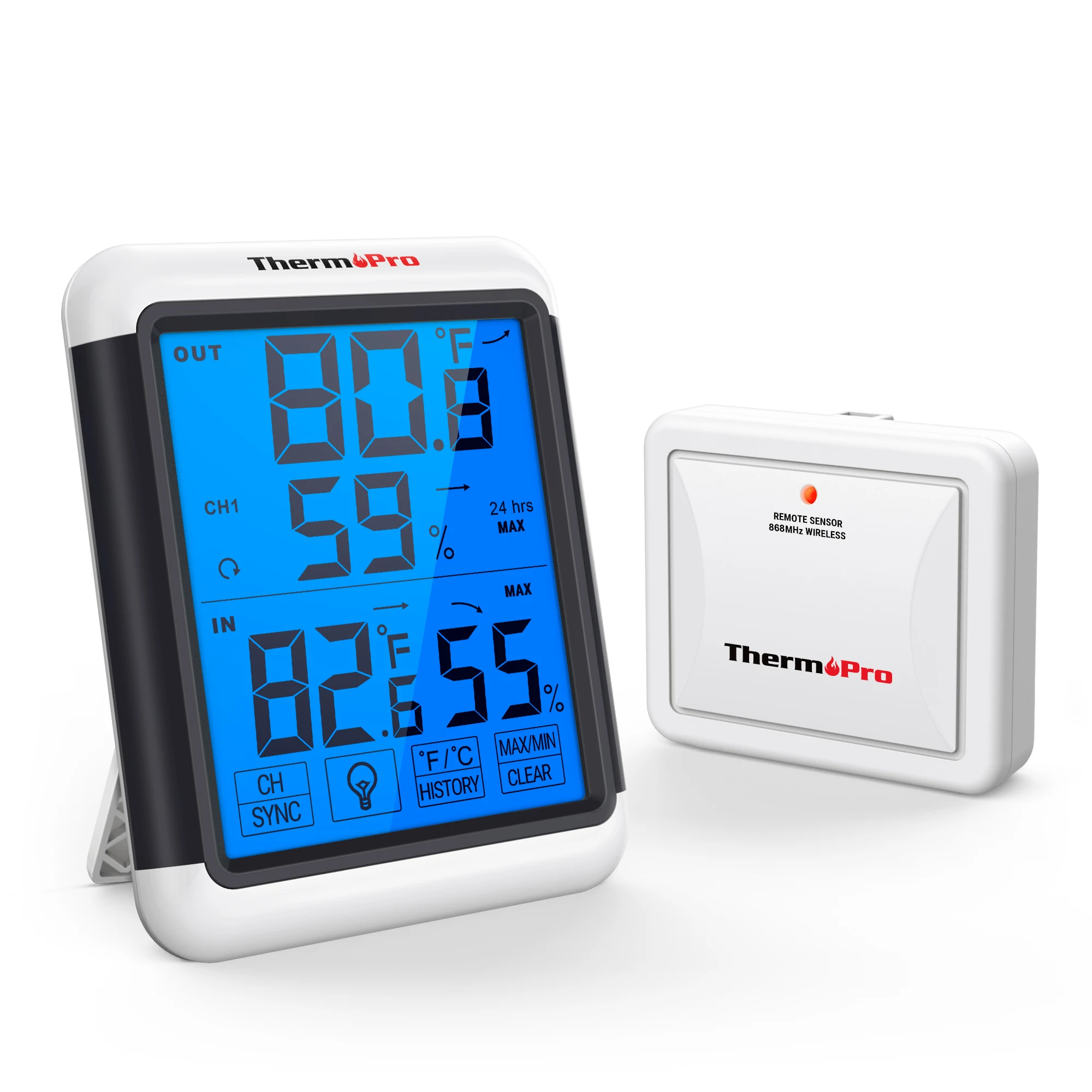 Беспроводная метеостанция ThermoPro TP65C 100 м гигрометр для дома и улицы монитор