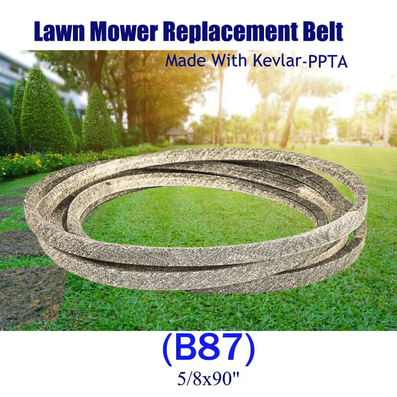 1шт для AYP 532174368 Для Джона Дере M 127523 (5/8х90) В87 ​ Кевларовый ремень газонокосилки