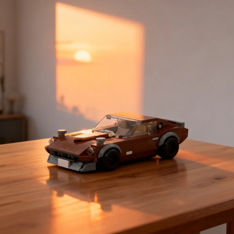Фото 331 шт. MOC Fairlady 240Z Nissan Datsun Street Custom City Champions Модель строительных блоков Рождественский подарок Игрушка Конструктор DIY №1