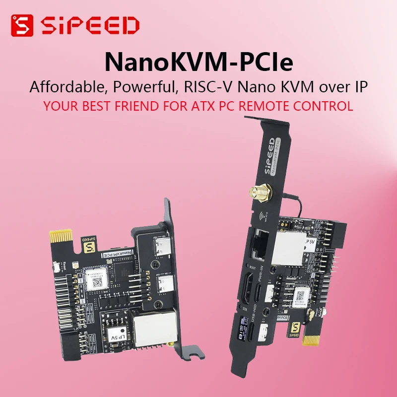 Sipeed NanoKVM-PCIe Мини-пульт дистанционного управления PiKVM Сервер и обслуживания HDMI