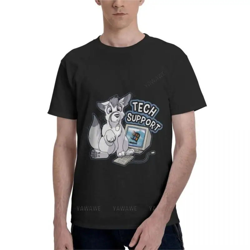 Хлопковые мужские футболки, Классическая футболка с технологией поддержки, Забавные футболки для мужчин, футболка с коротким рукавом, Мужская брендовая футболка, мужские топы