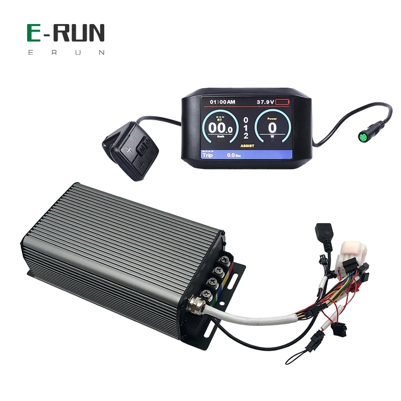 

SVMC7260-APT V2 48V-72V Sabvoton 1 кВт 1,5 кВт бесщеточный контроллер постоянного тока с TFT 750C дисплеем для спицевого двигателя