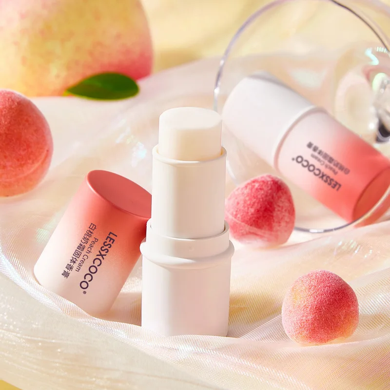 1pc Sweet Peaches Solid Perfumes Balm Stick for Women Men Long-lasting Fresh Fragrances Portable and Easy To Use Women Cosmetics