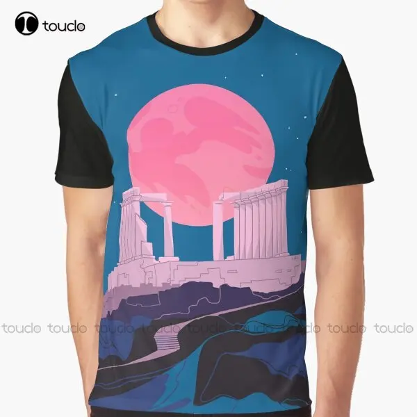 

Temple Of Poseidon At Sounion Graphic T-Shirt Digital Printing Tee Shirts Streetwear Xxs-5Xl New Popular Unisex Christmas Gift