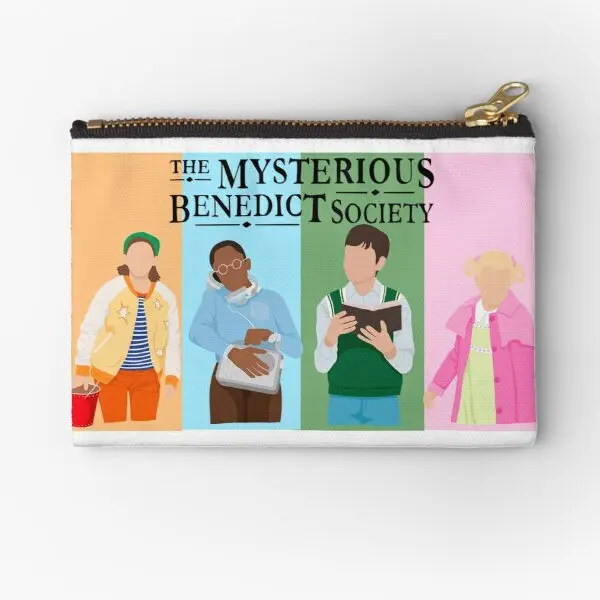 

The Mysterious Benedict Society Zipper Pouches Small Women Panties Money Pure Storage Wallet Cosmetic Packaging Men Key Bag