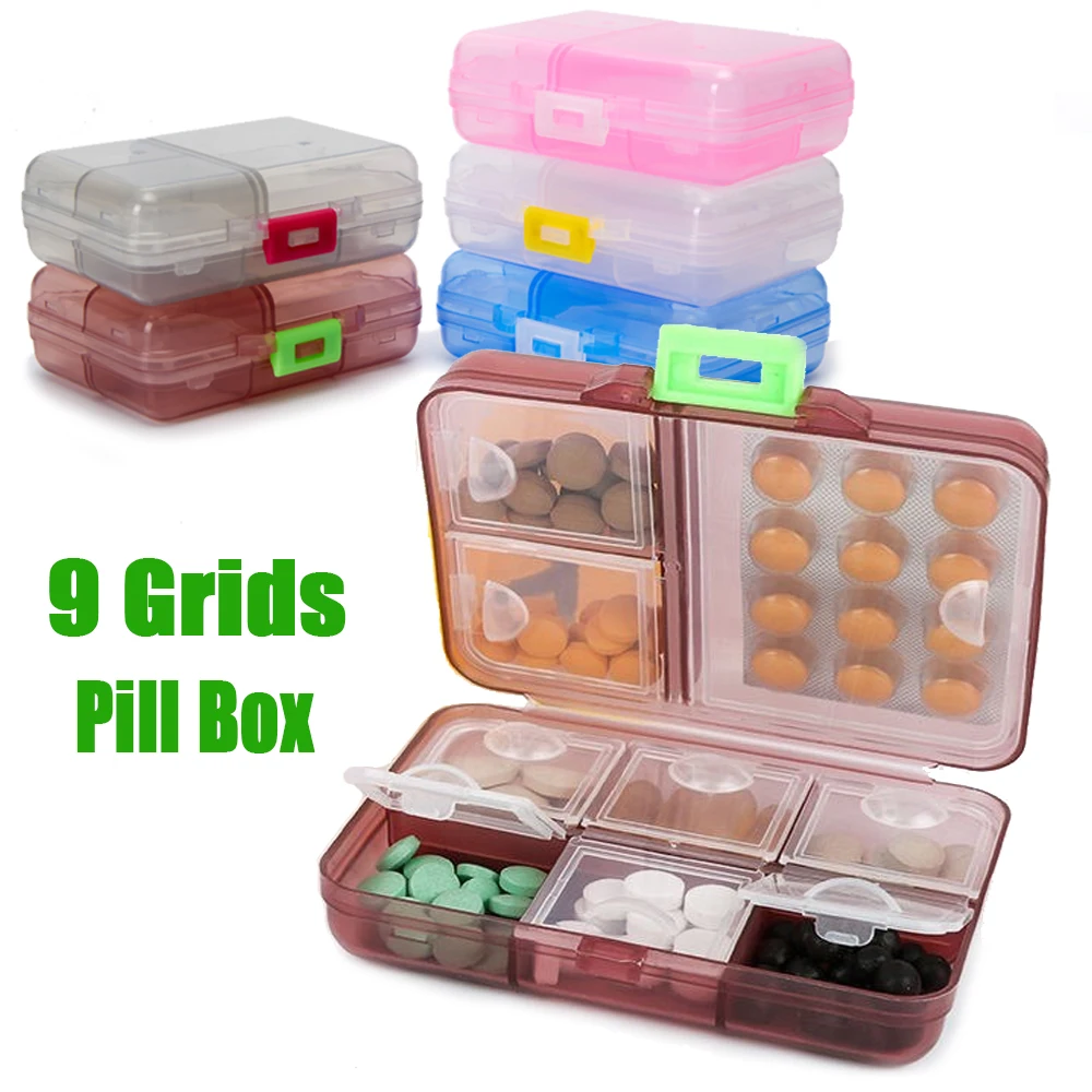 

Двухслойный компактный контейнер для таблеток портативный контейнер для лекарств с разделением на одну неделю большой емкости маленькая коробка для лекарств