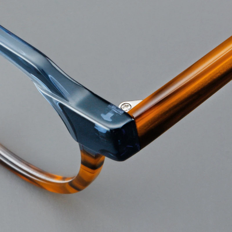 Рама для очков ручной работы из ацетата круглая Женская оправа ретро винтажная