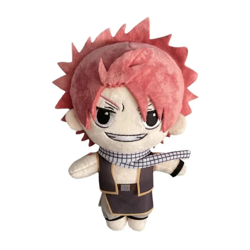 

20cm Game Fairy Tail Natsu Figure Collection Toy Anime Cartoon Plush Doll Stuffed Soft Toy Christmas Birthday Gift For Children