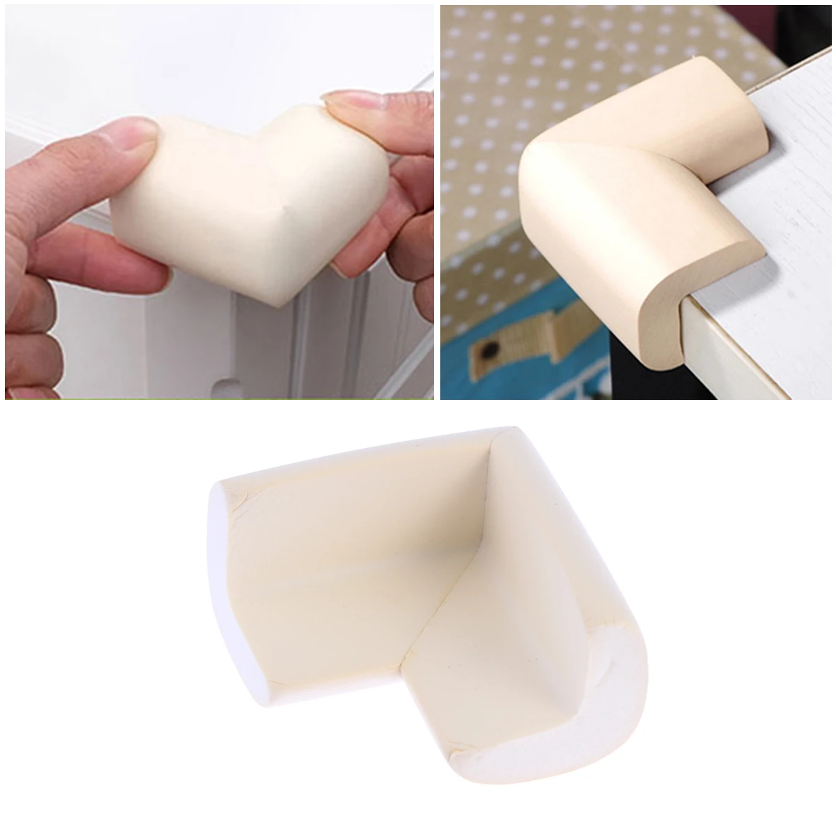 

4/12pcs Baby Safety Corner Furniture Bumper Protector Soft Edge Corner Cushions Protection Guards Cover For Toddler Infant