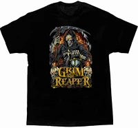 personalized grim the reaper t shirt short sleeve 100 cotton casual t shirts loose top size s 3xl