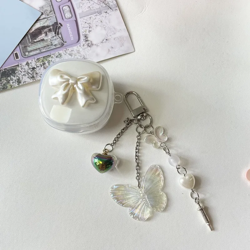 Противоударный силиконовый чехол для Baseus WM01 /WM01 PLUS WM02 /02 + наушников с брелоком