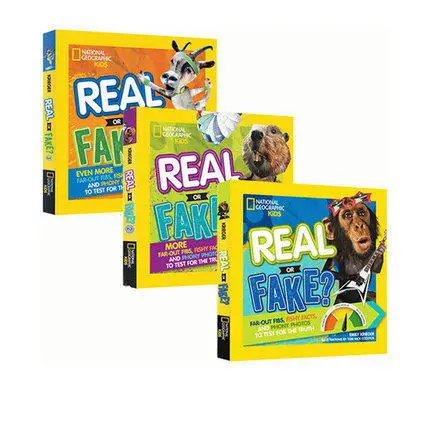 

Real or Fake National Geographic Kids Original Children Popular Science Books