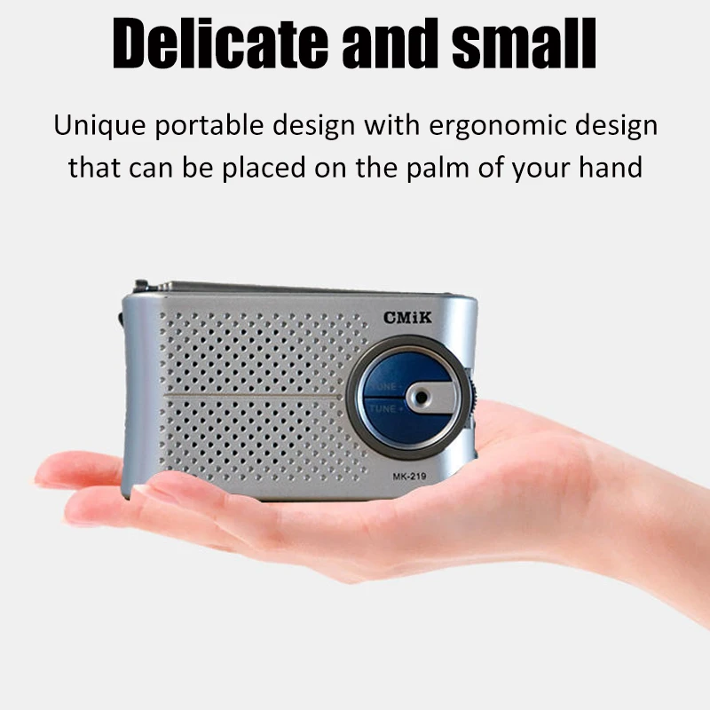 Карманный Радио Портативный fm-приемник мини-динамик с телескопической антенной/3