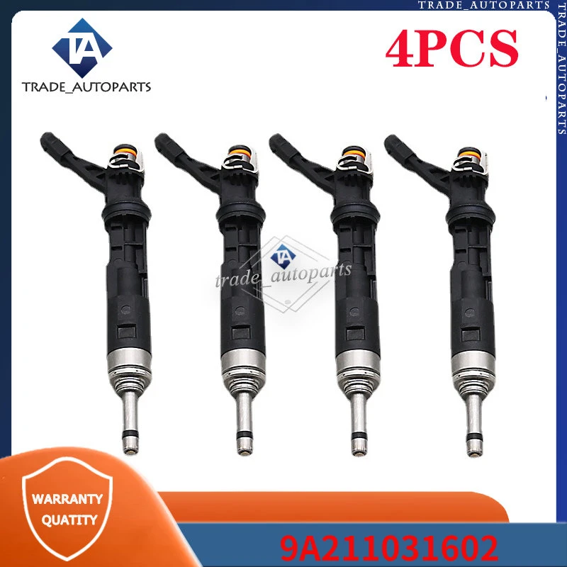 

9A211031602 Fuel Injector 4Pcs For Porsche 718 Boxster Cayman 2.0L Porsche 911 3.0L 9A2-110-316-02 9A211031601