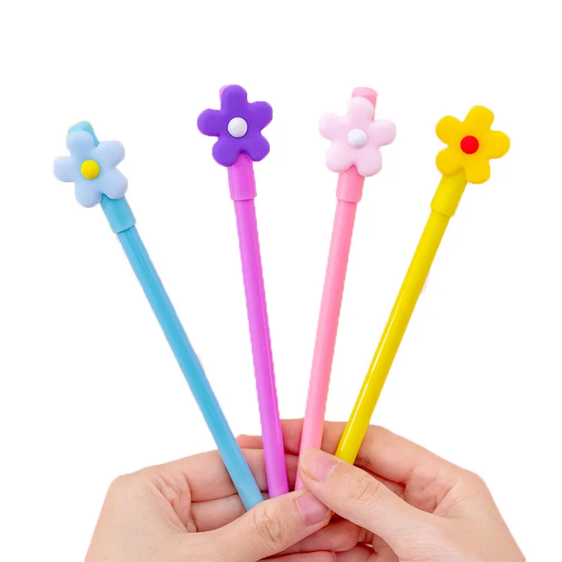 Корейская гелевая ручка с маленьким цветком 50 шт./лот инструмент для письма