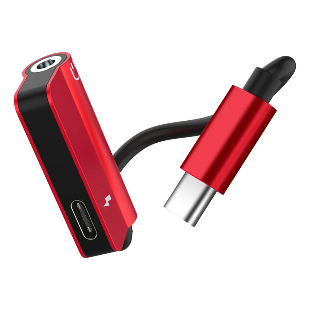 

Adapter Headphone C Type Audio Jack Usb 5Mmmulti Practical Functional External Converterearphone Splitter