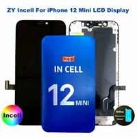 zy incell for iphone 12 mini lcd display touch screen digitizer assembly for iphone 12mini lcd display screen replacement parts