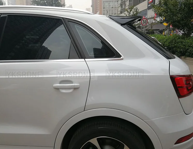Фото Спойлер ABT Style для Audi Q3 2013-2020, высококачественный ABS-пластик, аксессуар для заднего багажника, элемент обвеса кузова №3