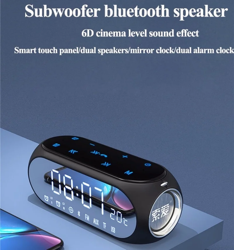 S69 Wireless Bluetooth Speaker Subwoofer Small Steel Cannon Mini Audio 3d Surround Portable Dual Speakers enlarge
