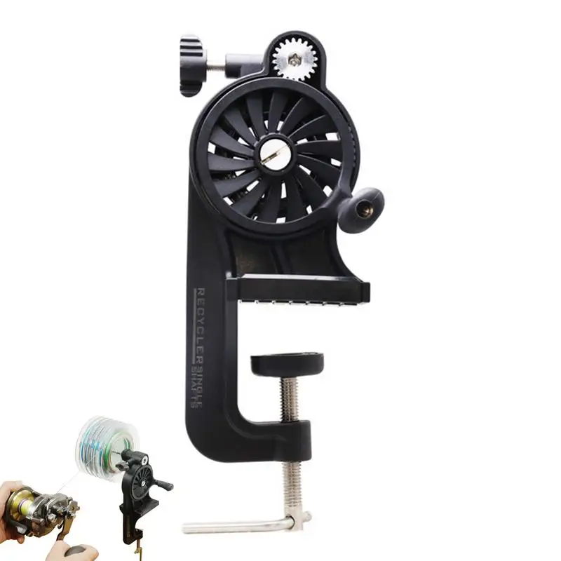 

NewFishing Line Spooler Portable Table Clamp Fishing Line Winder Adjustable Fishing Reel Line Spooler Machine For Thick Thin Rod