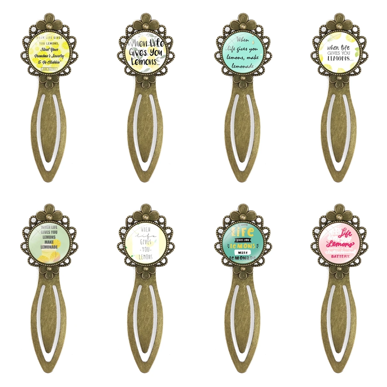 

Креативные металлические закладки подарок для друзей канцелярские принадлежности для школы и офиса когда жизнь дает вам лимоны