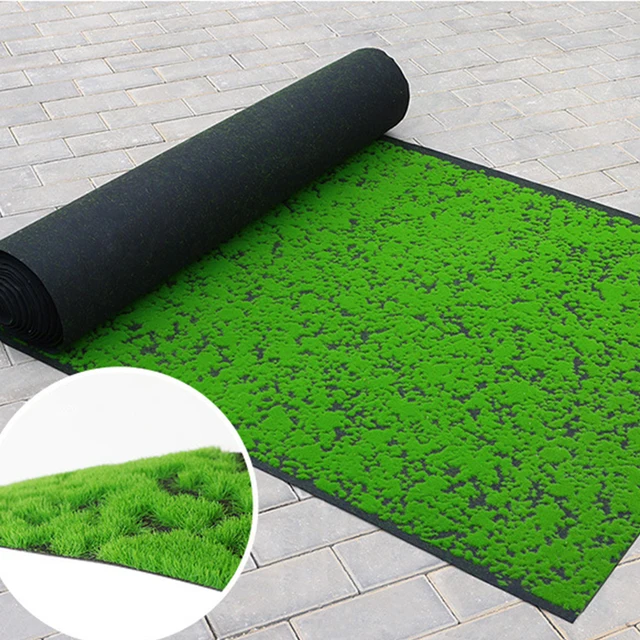 Alfombrilla de musgo artificial de liquen de musgo, césped artificial,  simulación de plantas verdes para decoración del hogar, jardín, patio  (punta