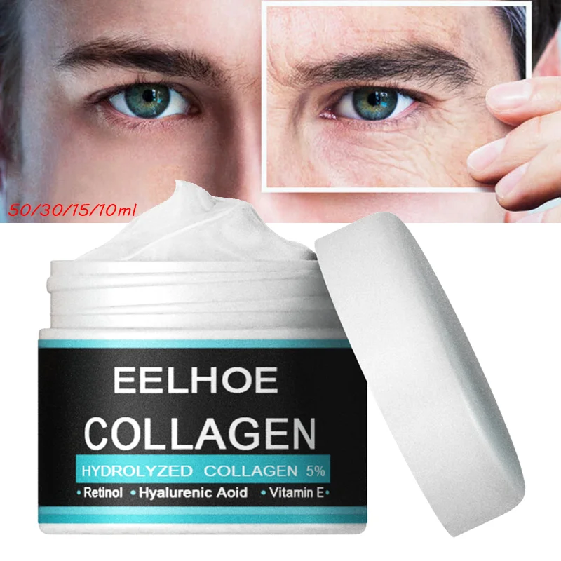 

Collagen Creams for Men Anti Wrinkle Anti Aging Face Cream Firming Moisturizing Hyaluronic Acid Mask Facial Fade Fine Lines Care