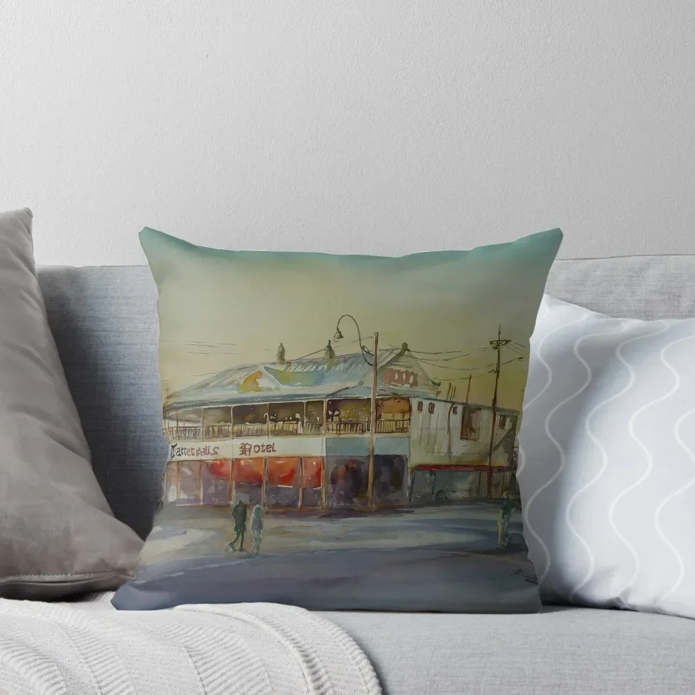 Winton Pub Australian Outback акварельная декоративная подушка чехлы для диванов гостиной