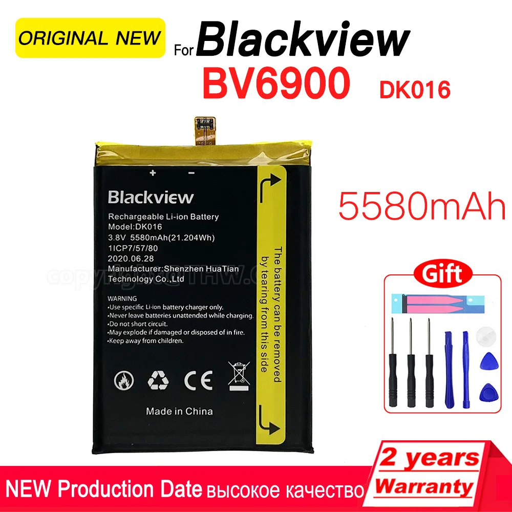 100% оригинальная замена DK016 5580 мАч аккумулятор для телефона Blackview BV6900 3 8 В 21 204 Втч
