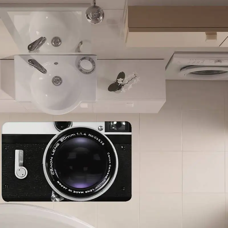 

Ретро-камера, модный дневной ковер, Придверный коврик для душевой комнаты, внутренний декор, кухонный коврик для прихожей, ковры для спальни