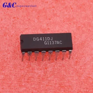 1pcs 100% new and orgina DG411DJ DIP-16 Precision Monolithic Dual SPST CMOS Analog Switch dip in stock diy electronics