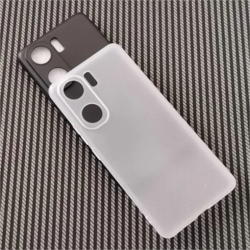 2 шт. черно-белые матовые Силиконовые чехлы из ТПУ для vivo iqoo neo 9 pro neo9 neo9pro