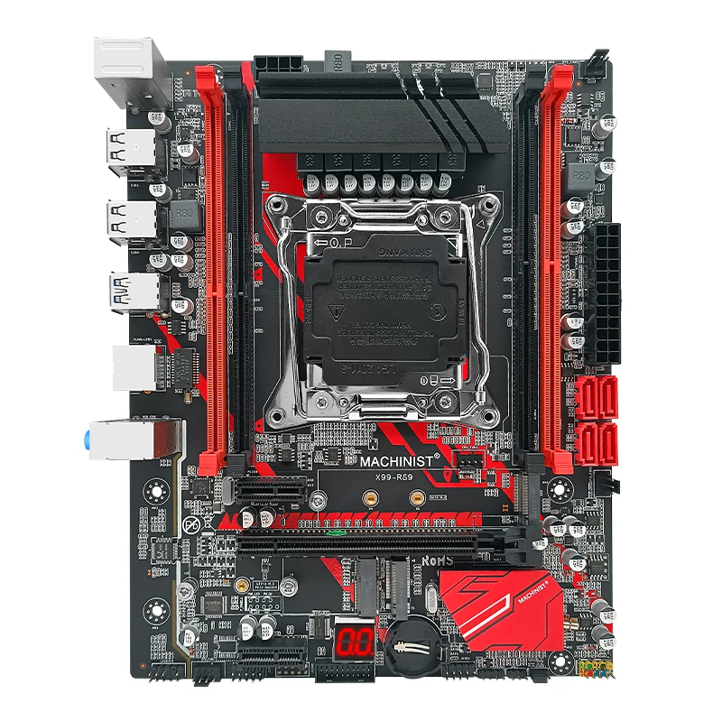 MACHINIST X99 комплект материнской платы с процессором Xeon E5 2670 V3 32G(2*16) DDR4 ECC RAM LGA 2011-3 M.2 NVME