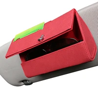 car glasses case glasses box with card case and magnet closure glasses clip storage box with magnet closure protective storage