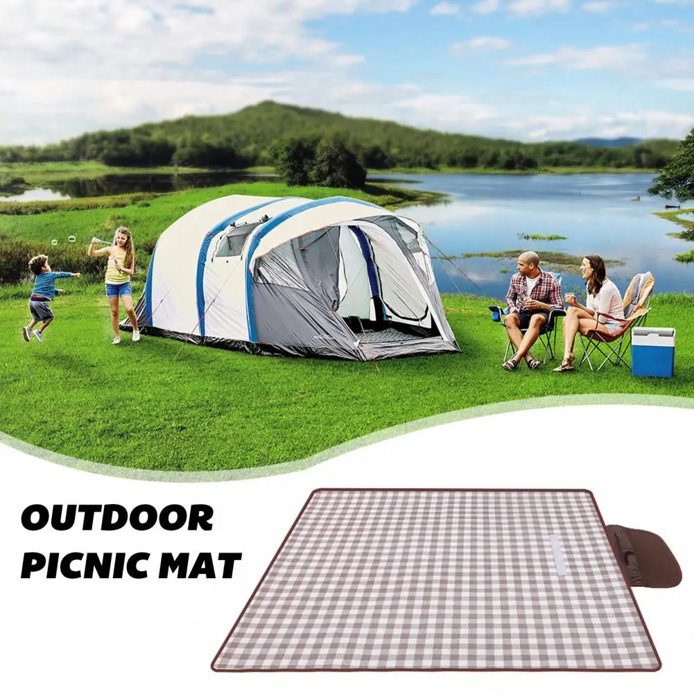 Полезная подстилка для кемпинга супер большой пляжный коврик 3 цветов утолщенный