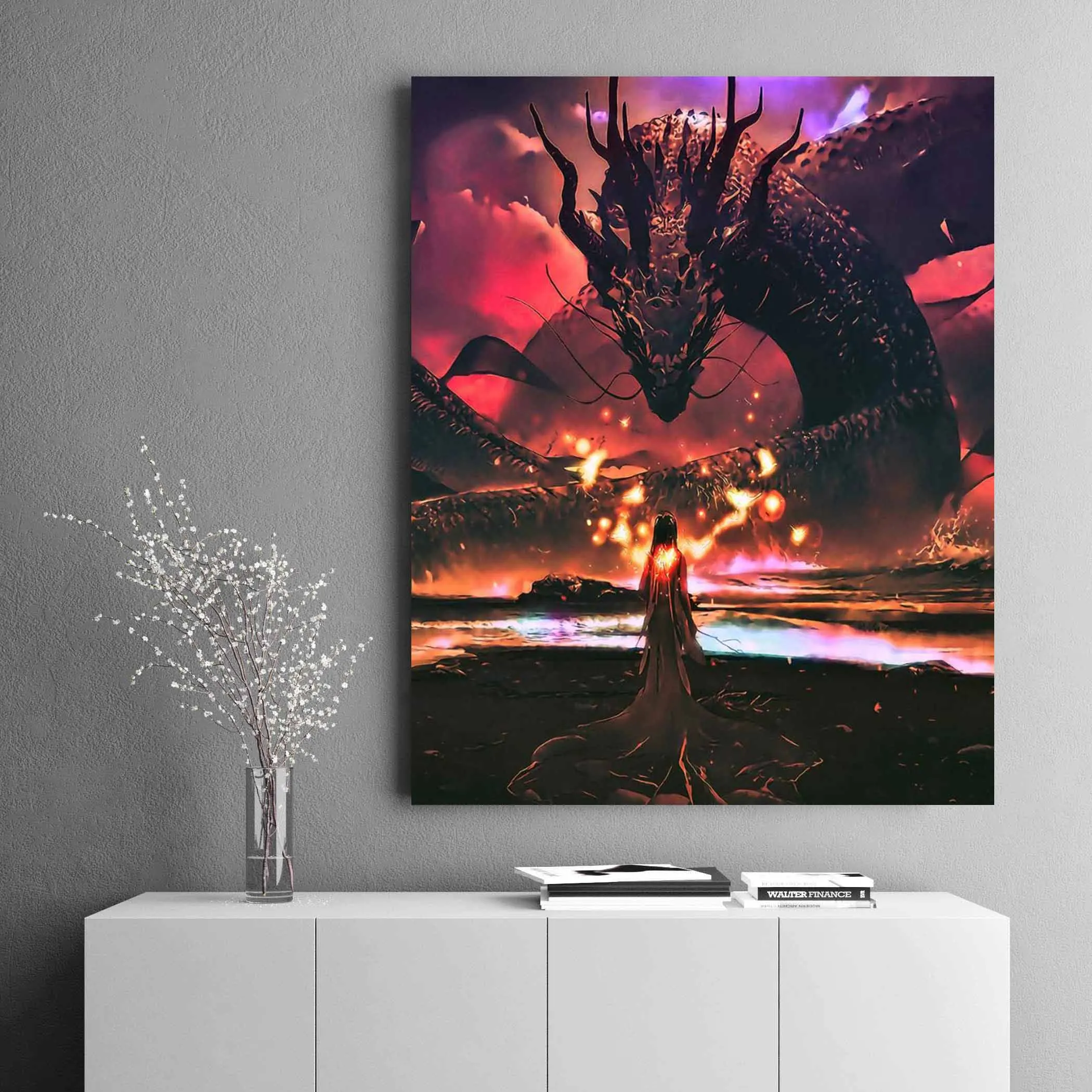 

60x80cm Painting By Numbers Animal Crafts Diy Handmade Art Acrylic Picture By Numbers Dragon Modern Decoration For Home