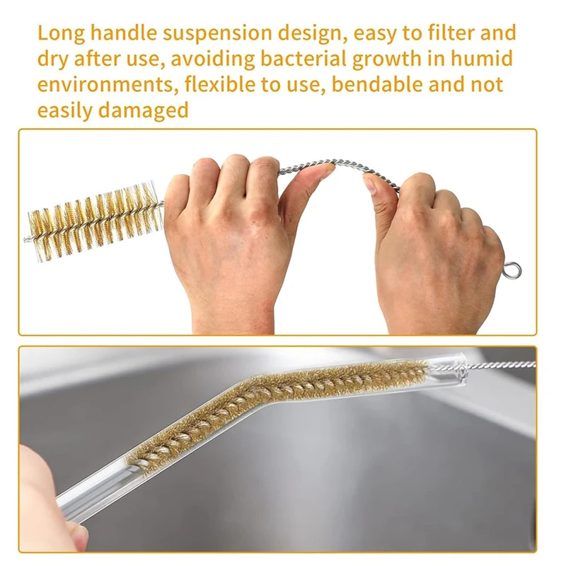 Набор кистей для чистки бутылок 7 шт.