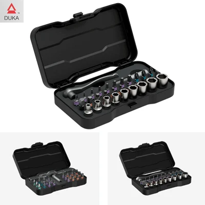 Многофункциональный гаечный ключ ATuMan DUKA RS2 и RS1, отвертка S2, набор магнитных насадок, инструмент «сделай сам» для домашнего ремонта