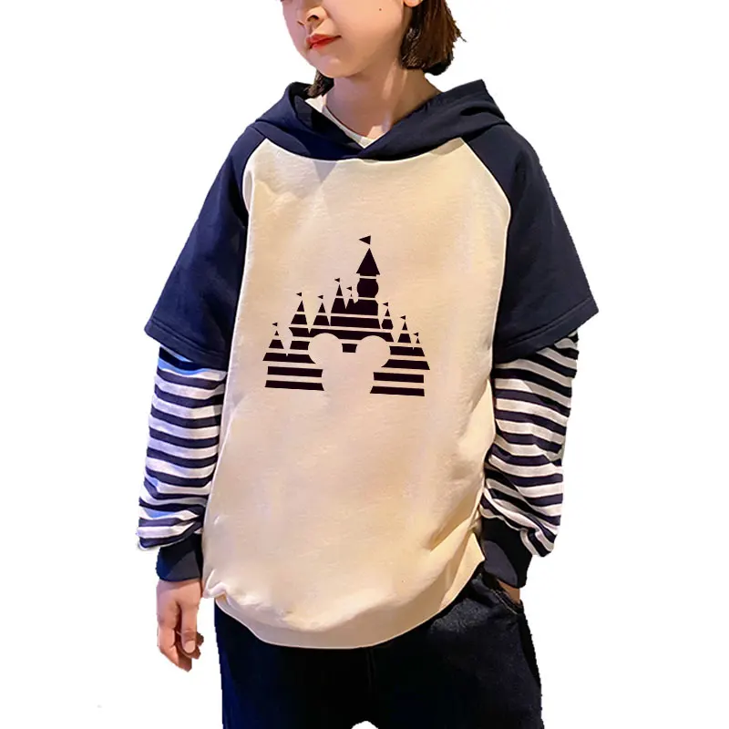 Стикеры для одежды с изображением замка Микки и Минни-Маус