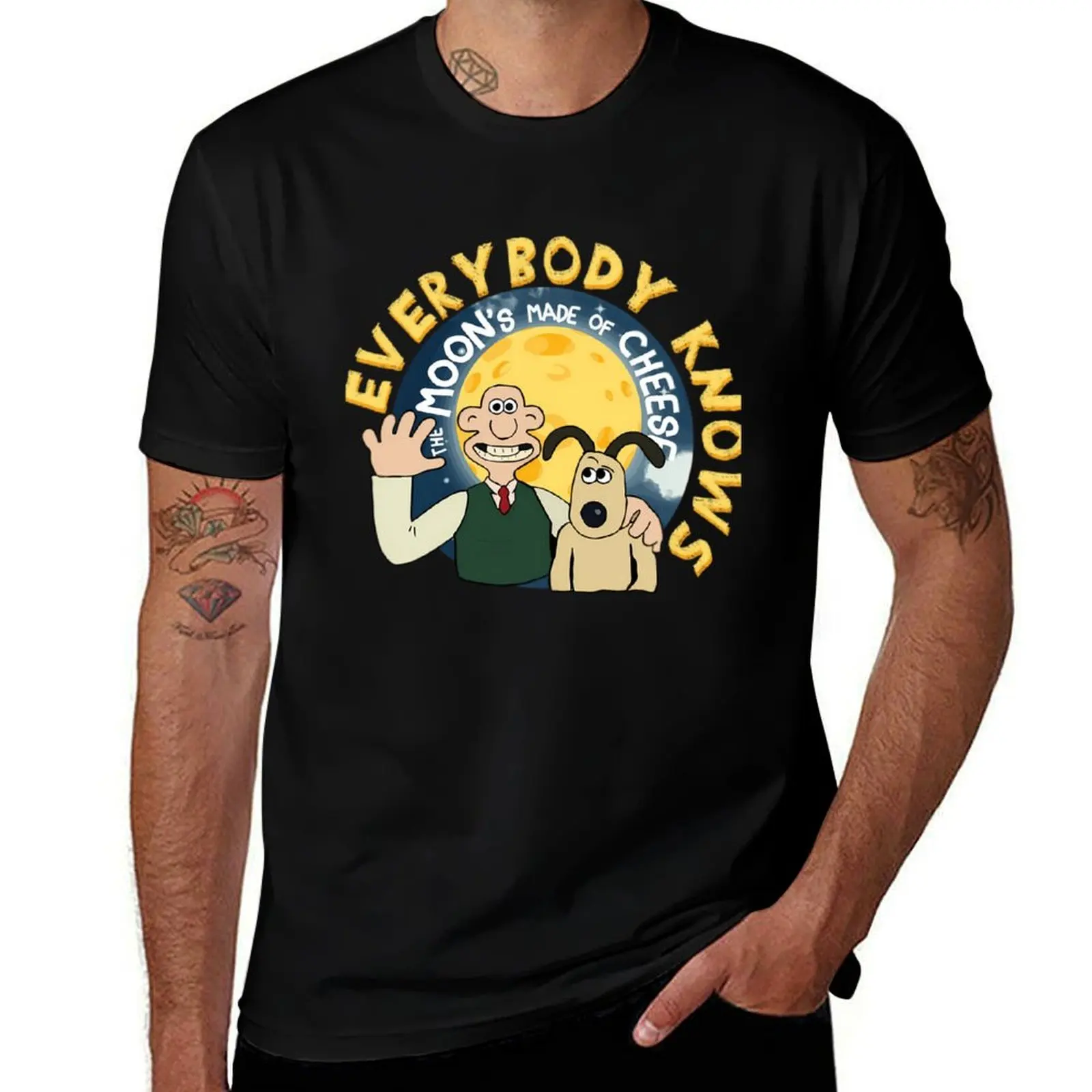 Классическая футболка Feathers Mcgraw дизайнерские рубашки с короткими рукавами