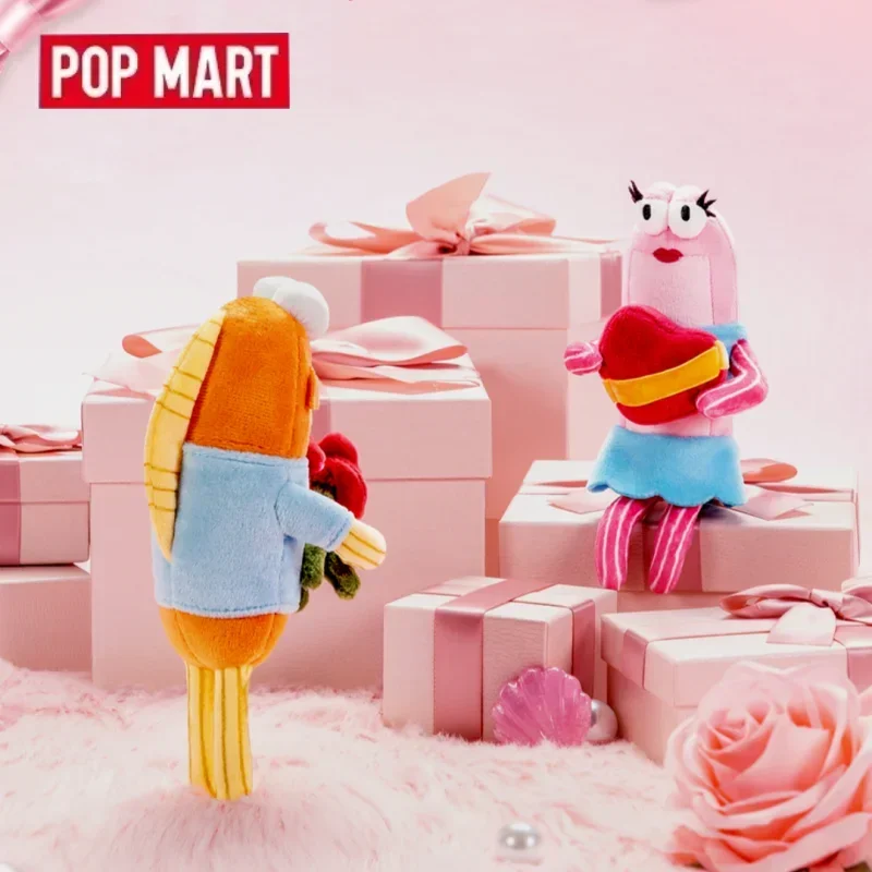 POP MART GONG Bikini Bottom Buddies Романтическая серия «Рыбки» Плюшевый брелок Слепая коробка-сюрприз Куклы-игрушки Аниме-фигурка (art.: 3920dcd5fa9a0) - 3920dcd5fa9a0