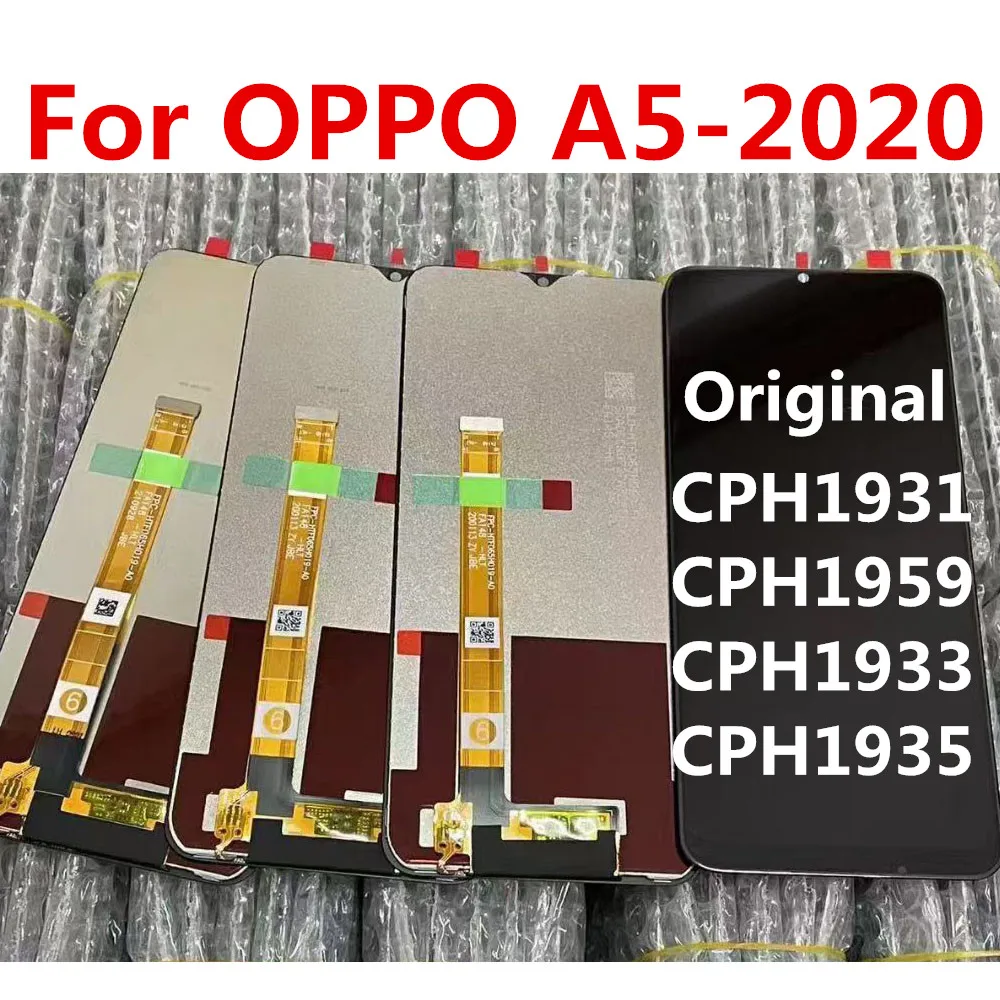 Дигитайзер в сборе мобильный телефон lcds для OPPO A5 2020 ЖК-дисплей pantalla CPH1931 CPH1959 CPH1933