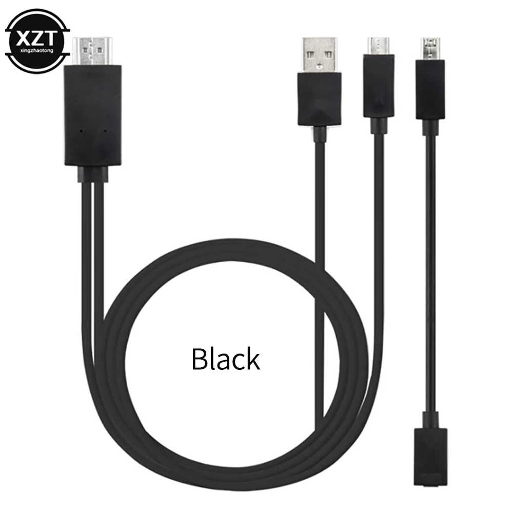 Micro USB MHL к HDMI-совместимый кабель 5 Pin & 11 Pin 1080P HD TV кабели адаптер для SamSung HuaWei Xiaomi HTC Android Phone
