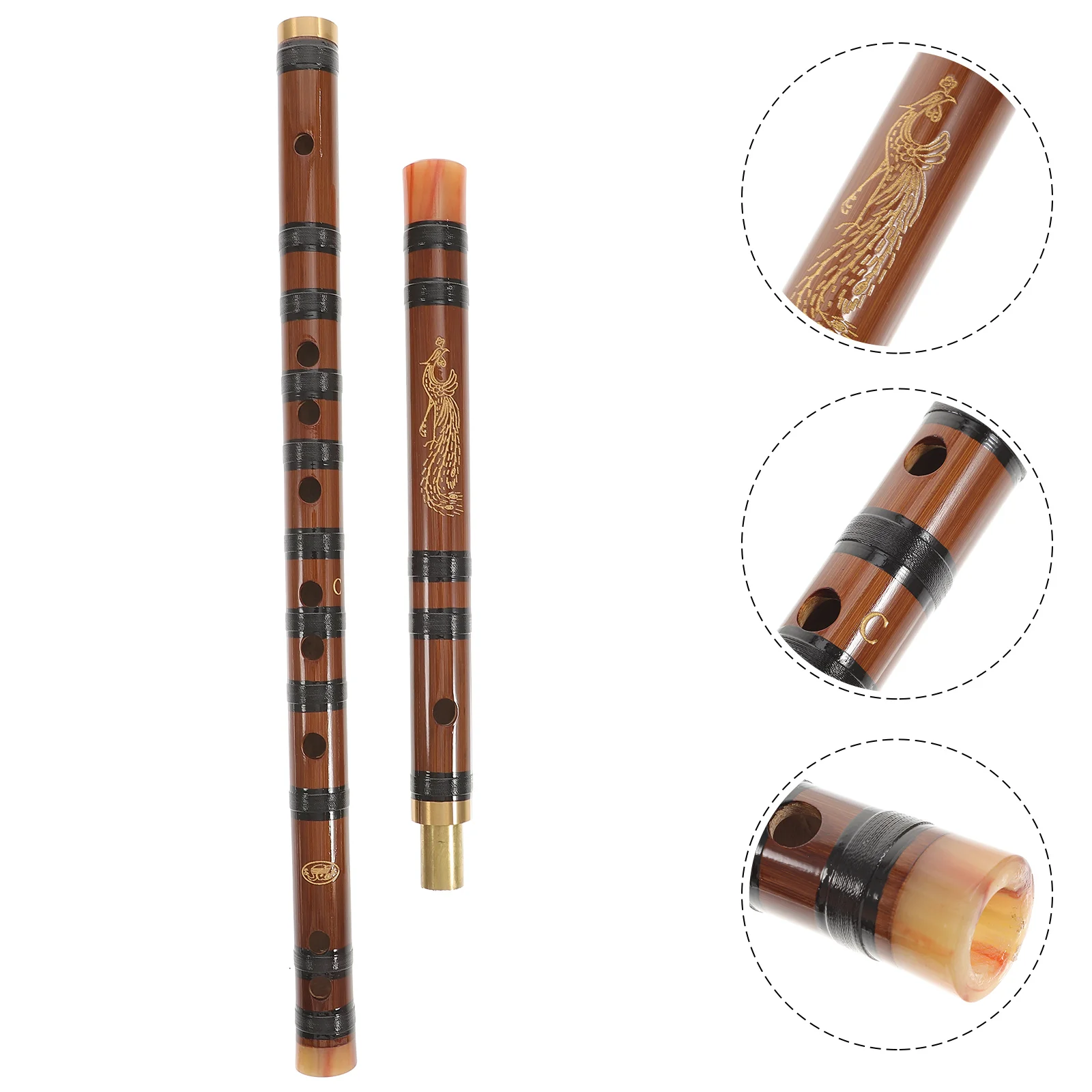 

Flutedizi Musical Instrument Key Chinese Traditionalc Black Vintage Xiao Classic